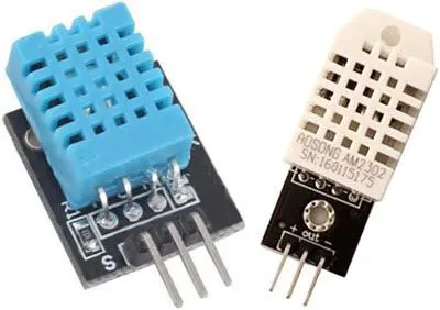 ماژولهای سنسور رطوبت و دما DHT11 / DHT22